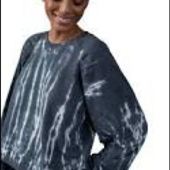 Anthropologie Gray Tie-Dye Sweatshirt - Picture 2 of 8